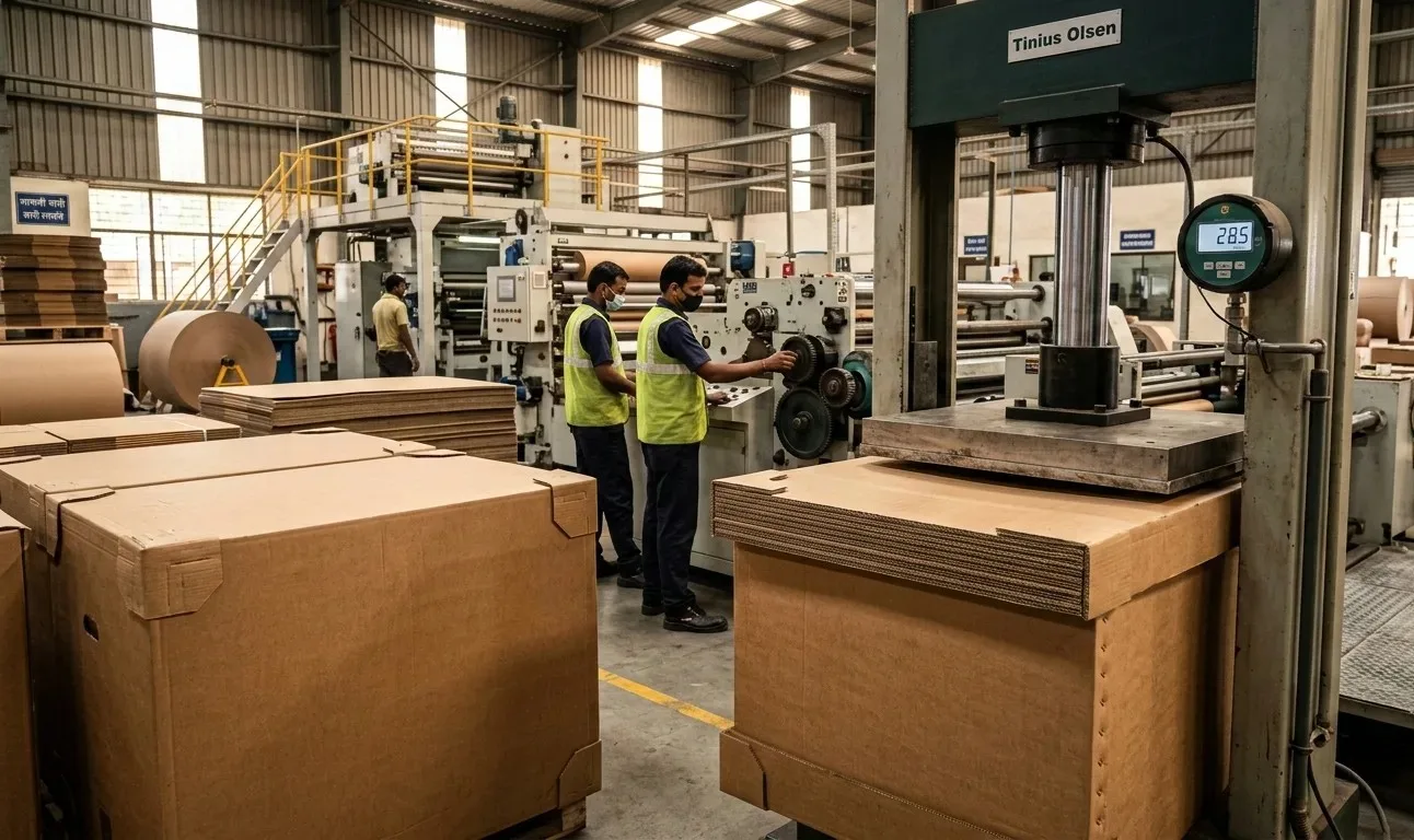 Modern industrial packaging manufacturing facility in Pune