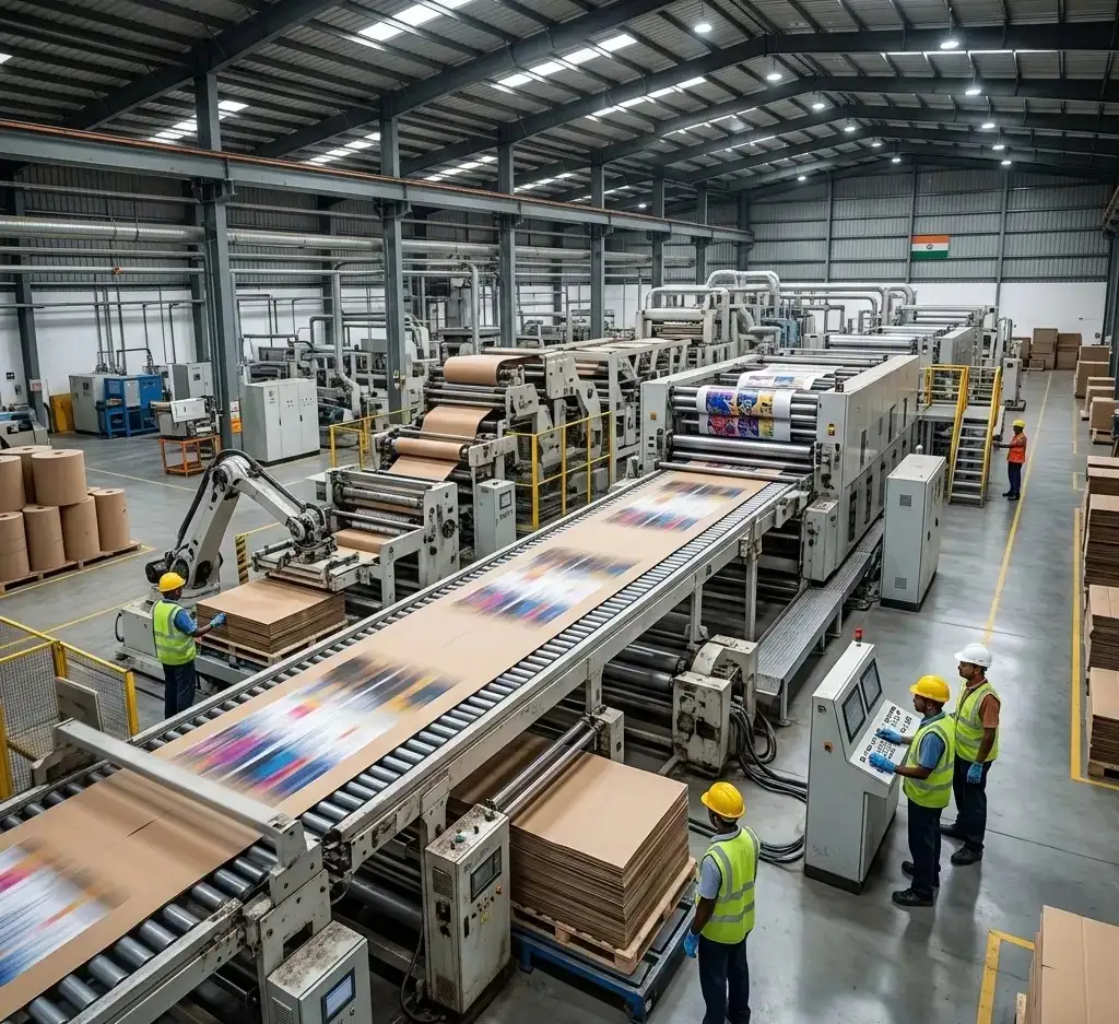 Automated corrugation production machinery